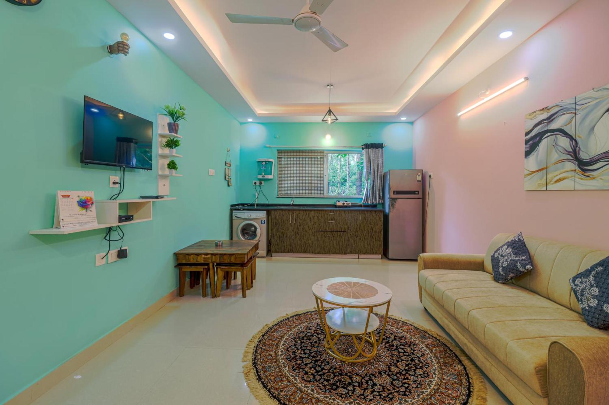 4Bhk Sparkling Apartment Near Beach Pool & Bar 2Bhkx2 Vagator Quarto foto