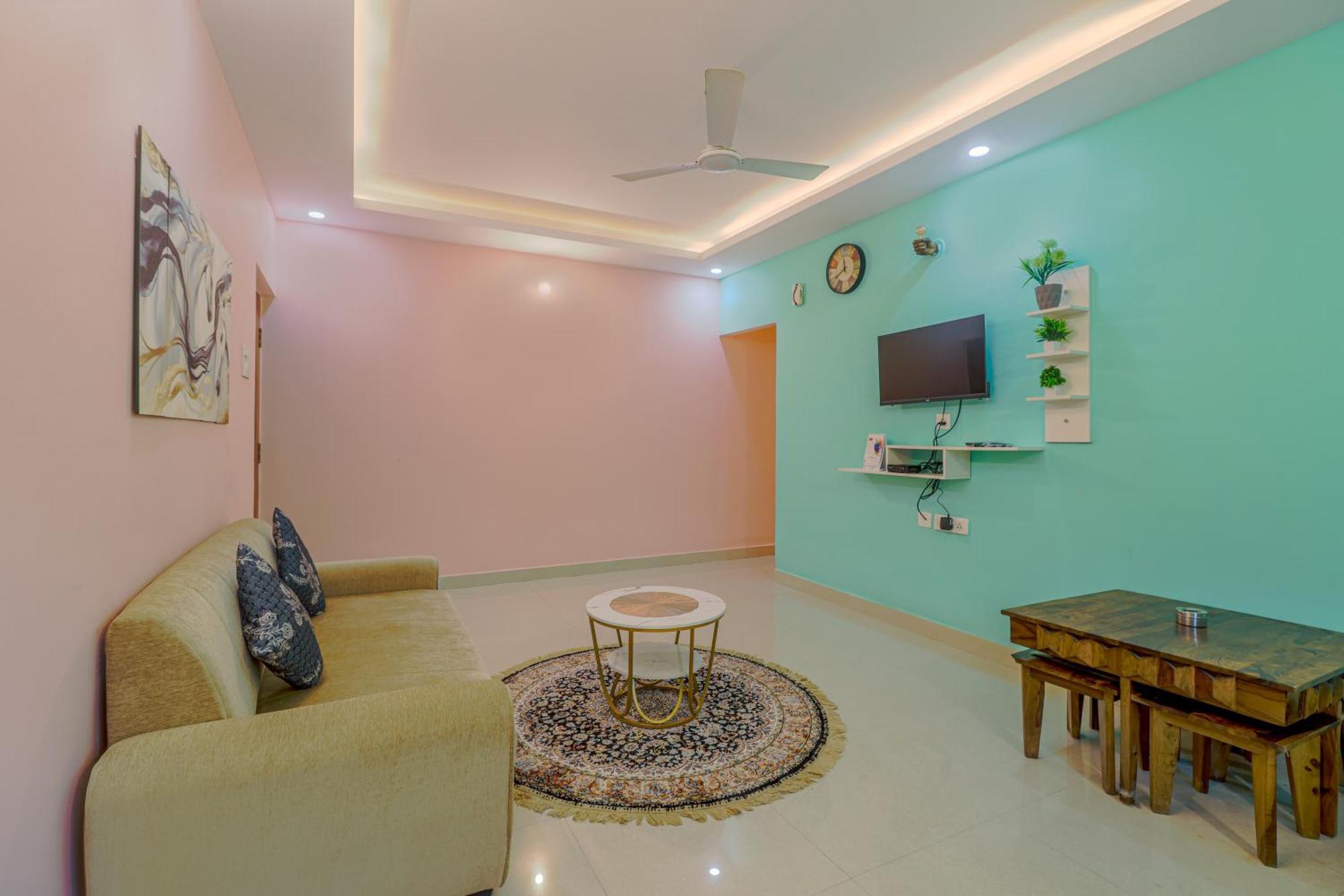 4Bhk Sparkling Apartment Near Beach Pool & Bar 2Bhkx2 Vagator Quarto foto